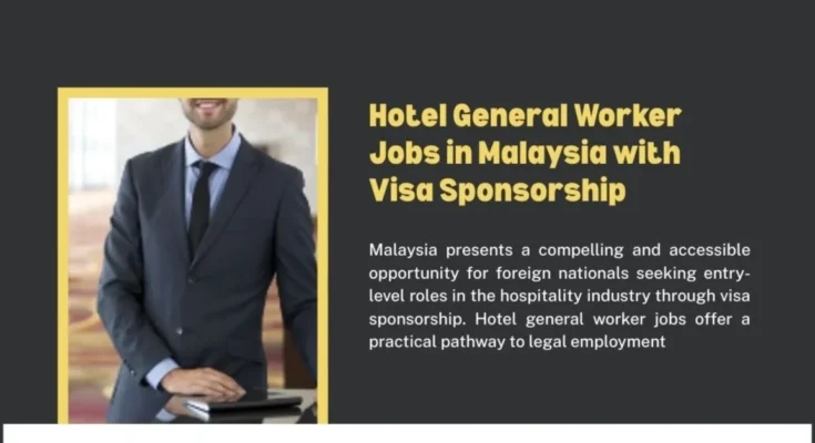 Hotel General Worker Jobs in Malaysia