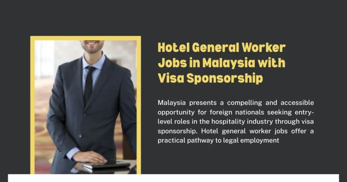 Hotel General Worker Jobs in Malaysia