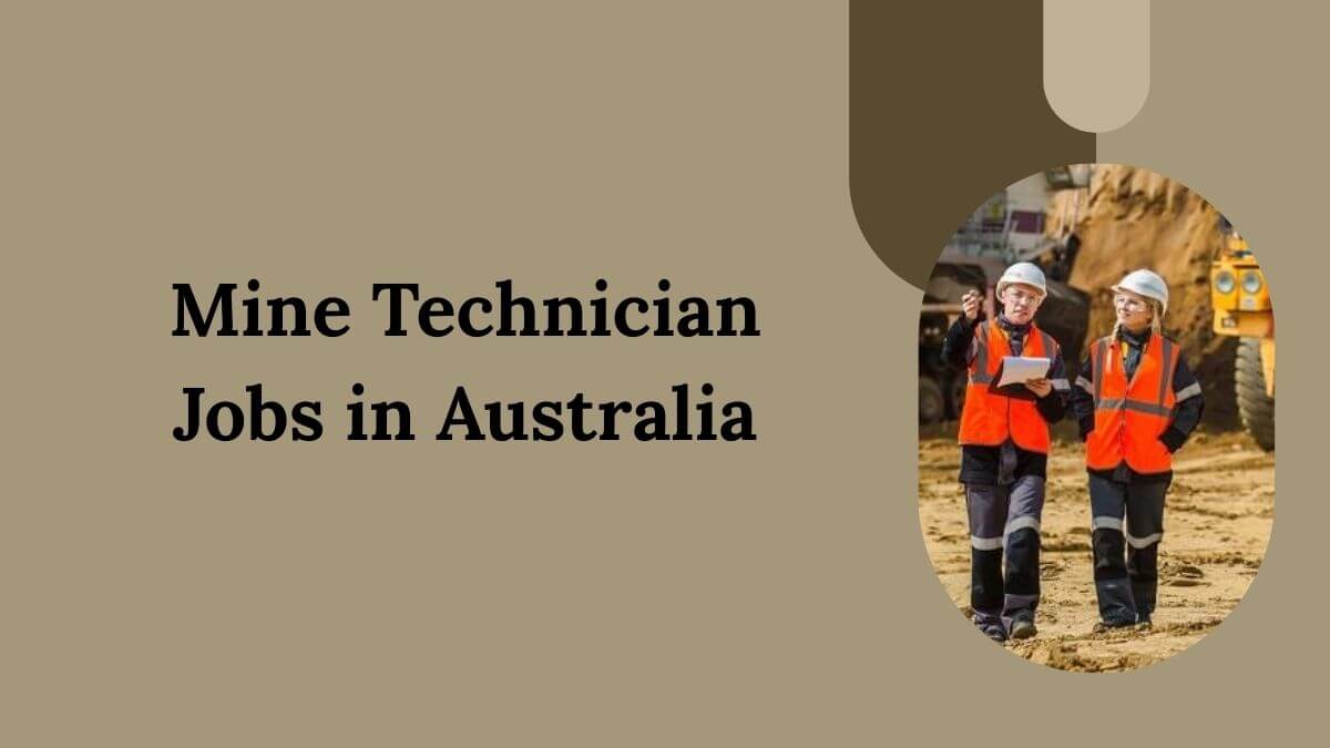 Mine Technician Jobs in Australia
