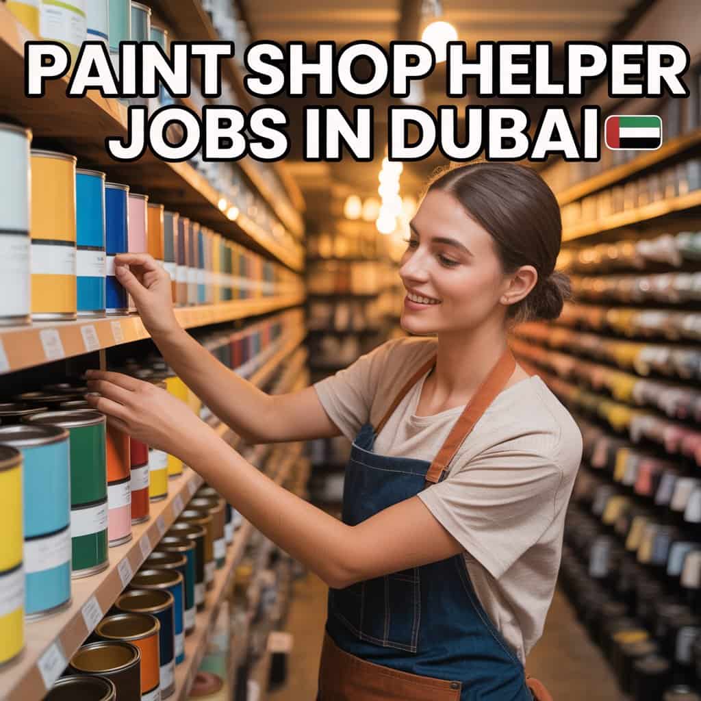 Paint Shop Helper Jobs in Dubai