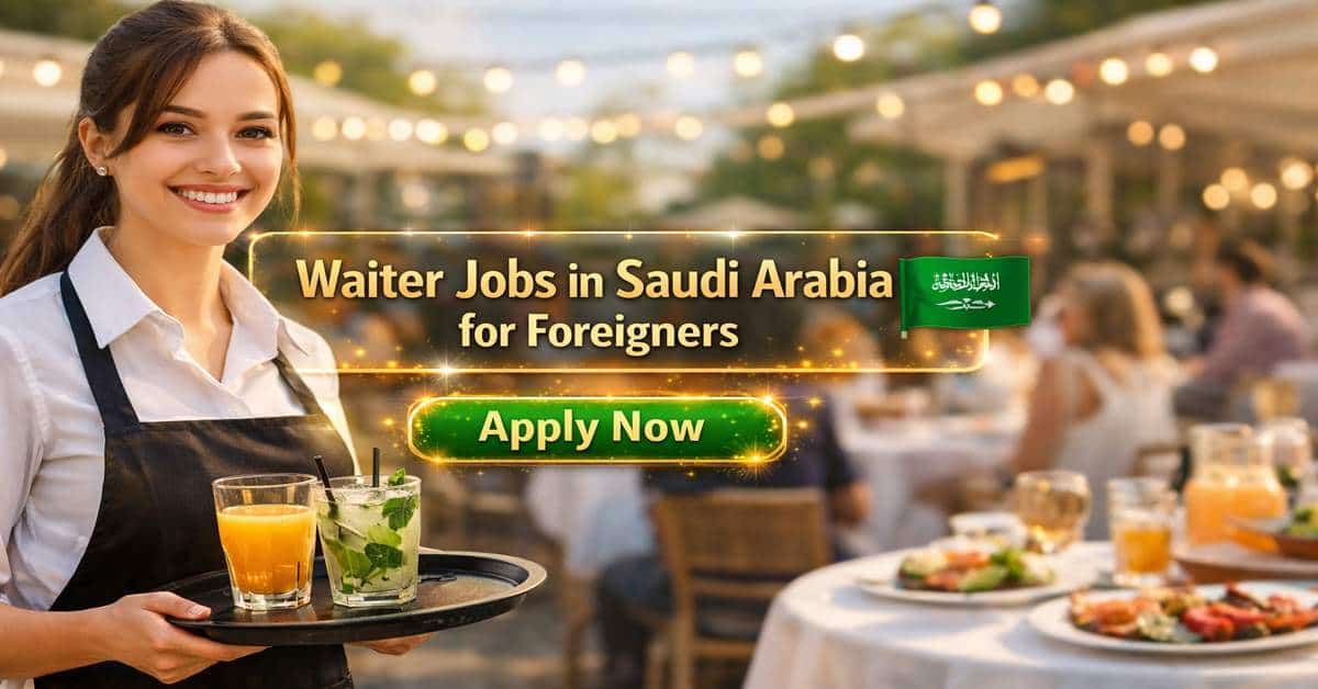 Waiter Jobs in Saudi Arabia for Foreigners
