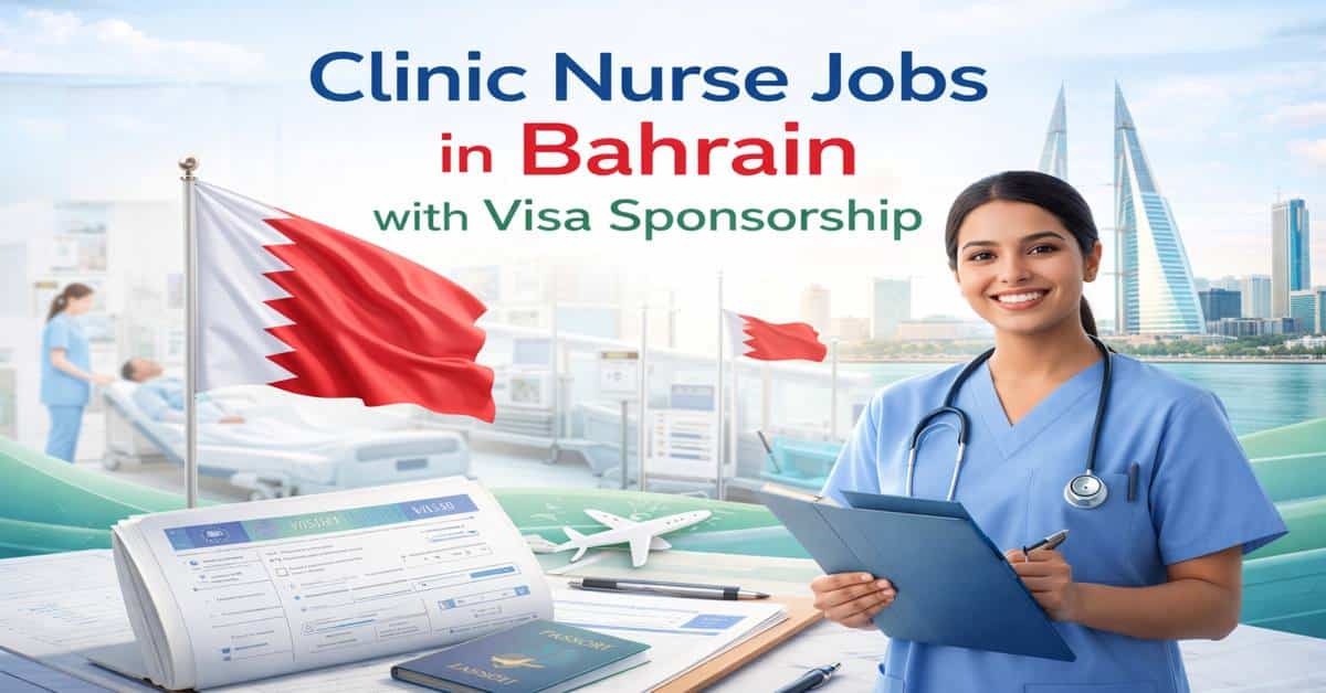 Clinic Nurse Jobs in Bahrain with Visa Sponsorship
