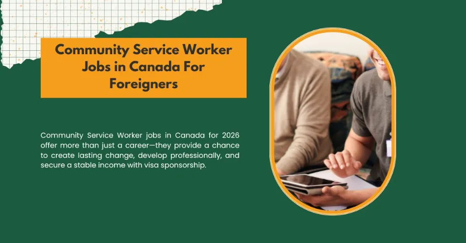 Community Service Worker Jobs in Canada
