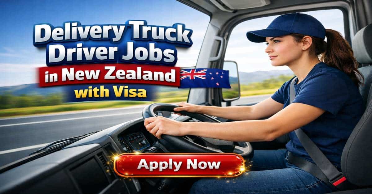 Delivery Truck Driver Jobs in New Zealand with Visa