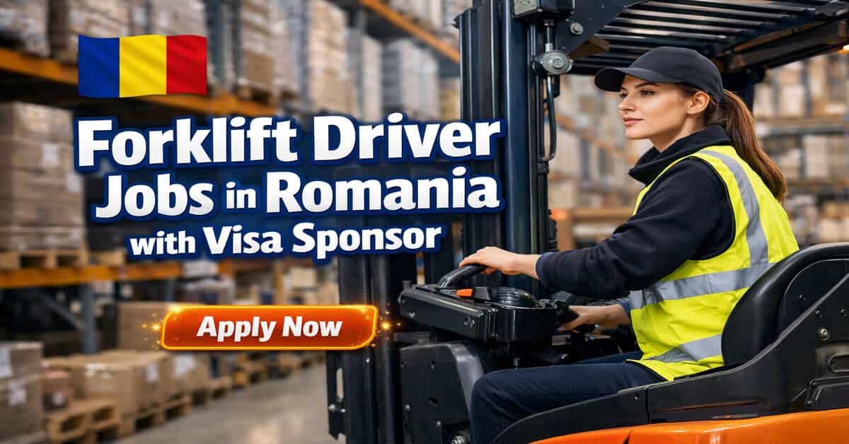 Forklift Driver Jobs in Romania with Visa Sponsor