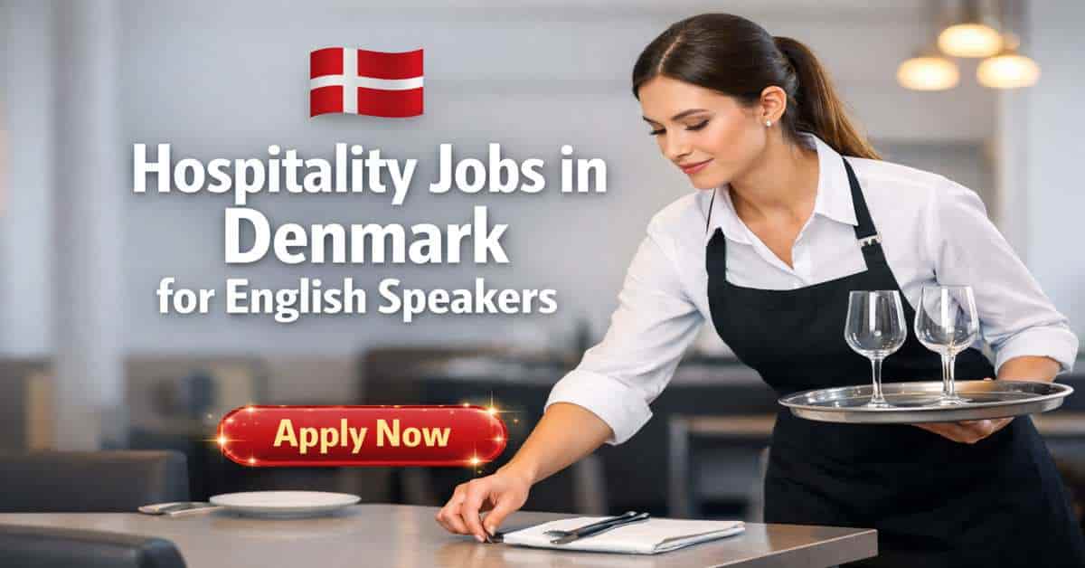 Hospitality Jobs in Denmark for English Speakers