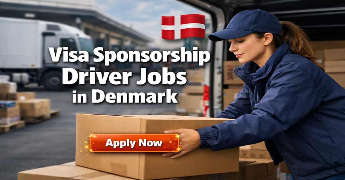 Visa Sponsorship Driver Jobs in Denmark