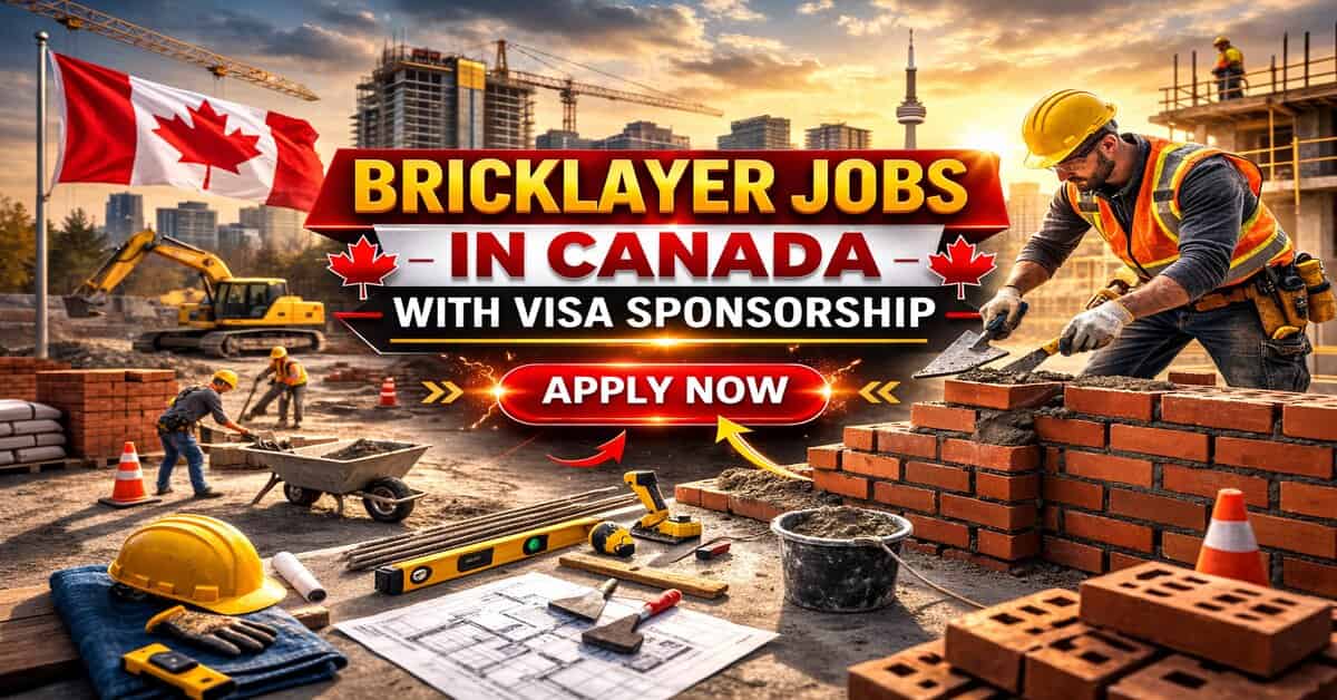 Bricklayer Jobs in Canada with Visa Sponsorship