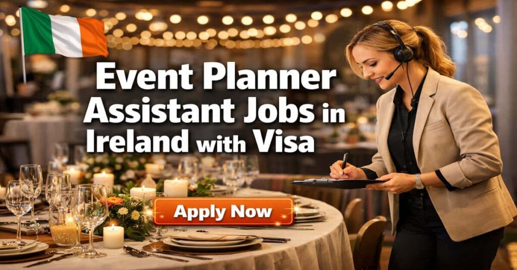 Event Planner Assistant Jobs in Ireland with Visa