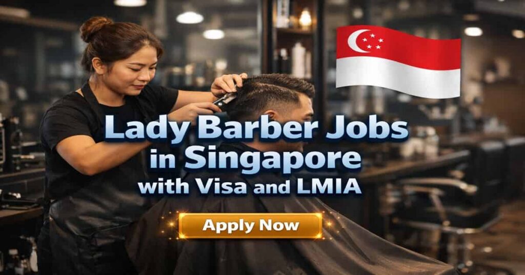Lady Barber Jobs in Singapore with Visa and LMIA