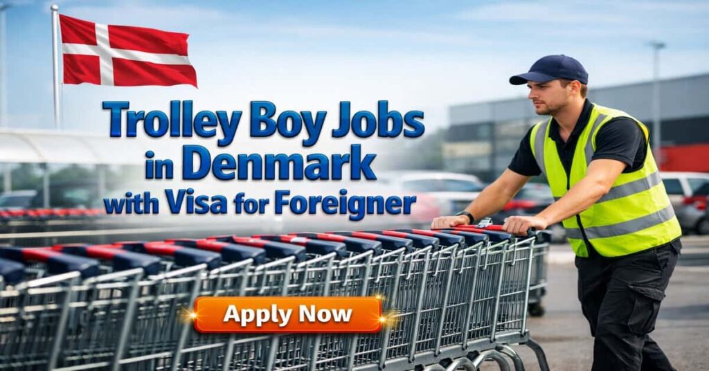 Trolley Boy Jobs in Denmark with Visa for Foreigner