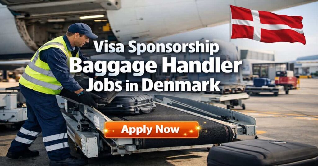 Visa Sponsorship Baggage Handler Jobs in Denmark