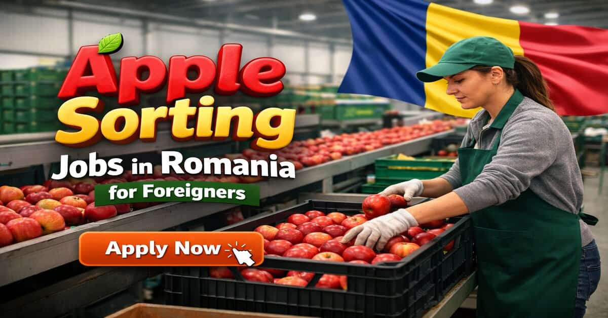 Apple Sorting Jobs in Romania for Foreigners