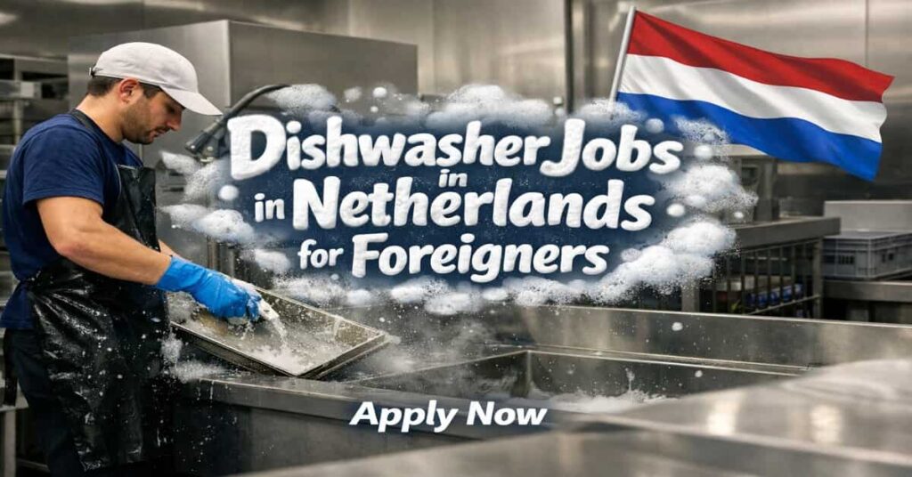 Dishwasher Jobs in Netherlands for Foreigners