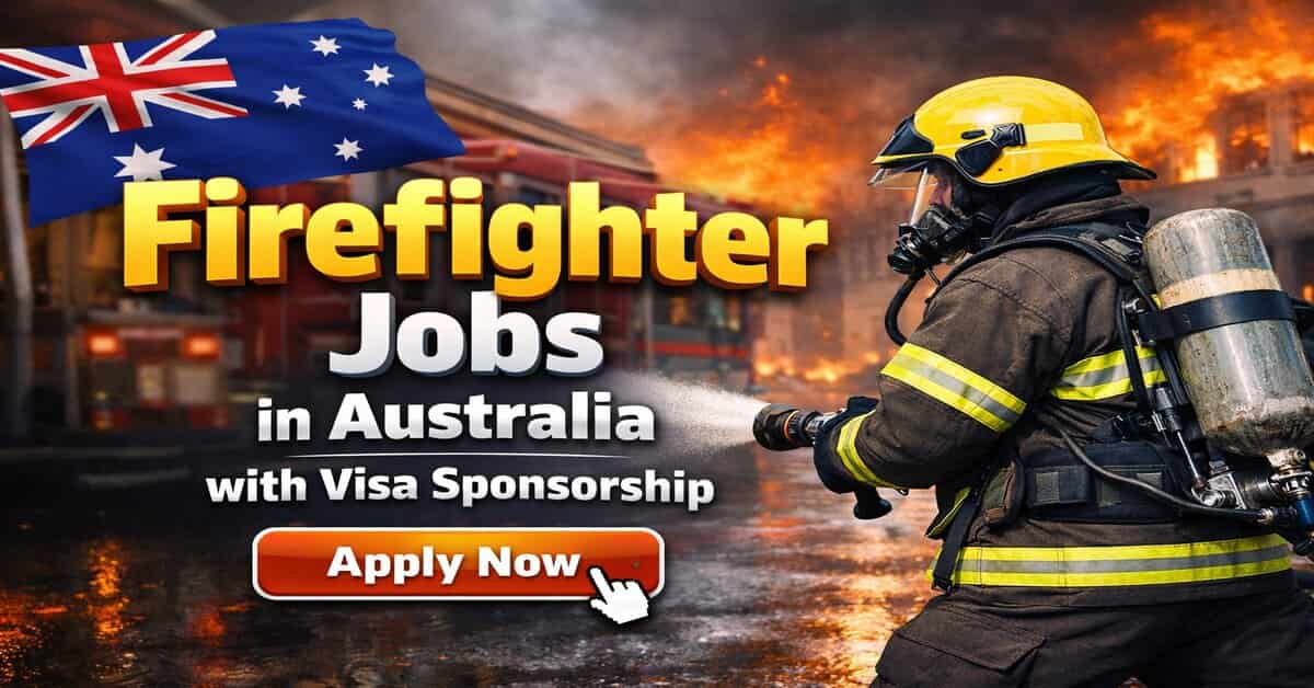 Firefighter Jobs in Australia with Visa Sponsorship