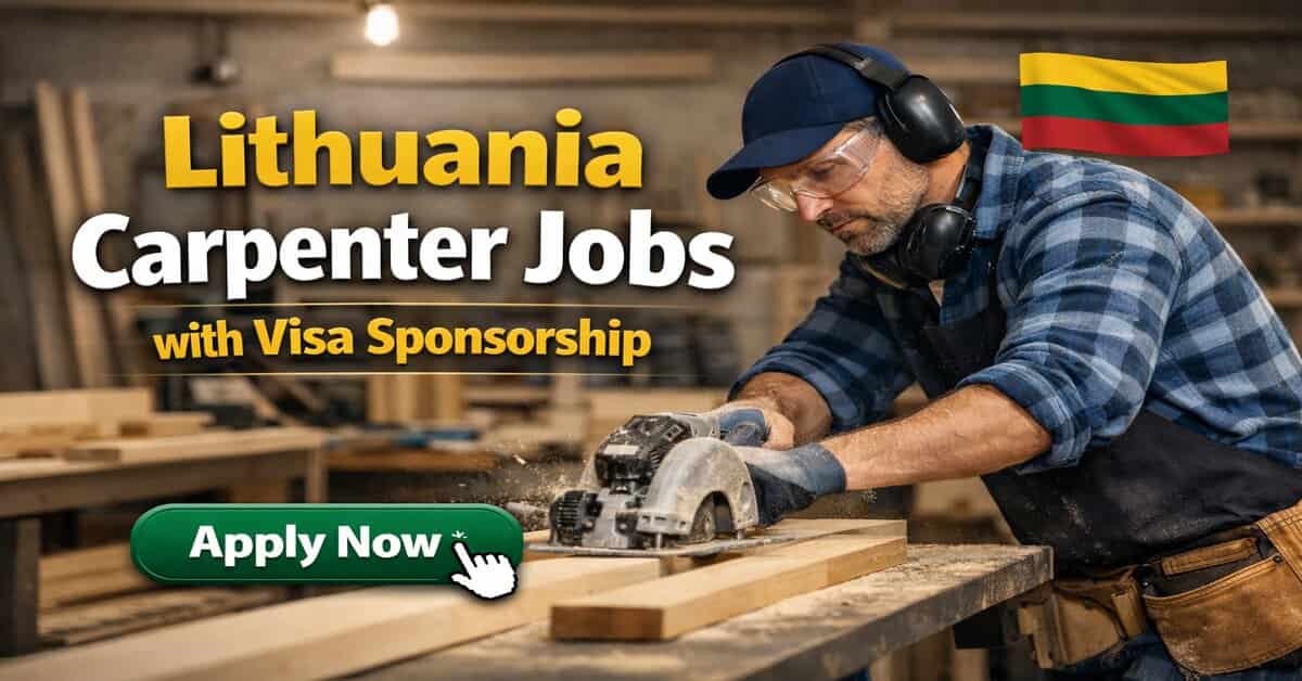 Lithuania Carpenter Jobs with Visa Sponsorship