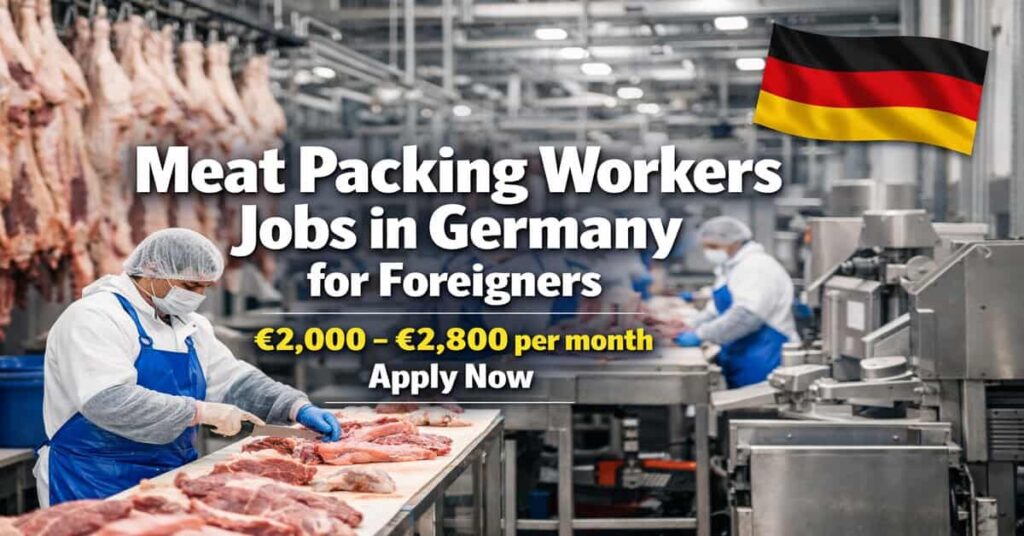 Meat Packing Workers Jobs in Germany for Foreigners