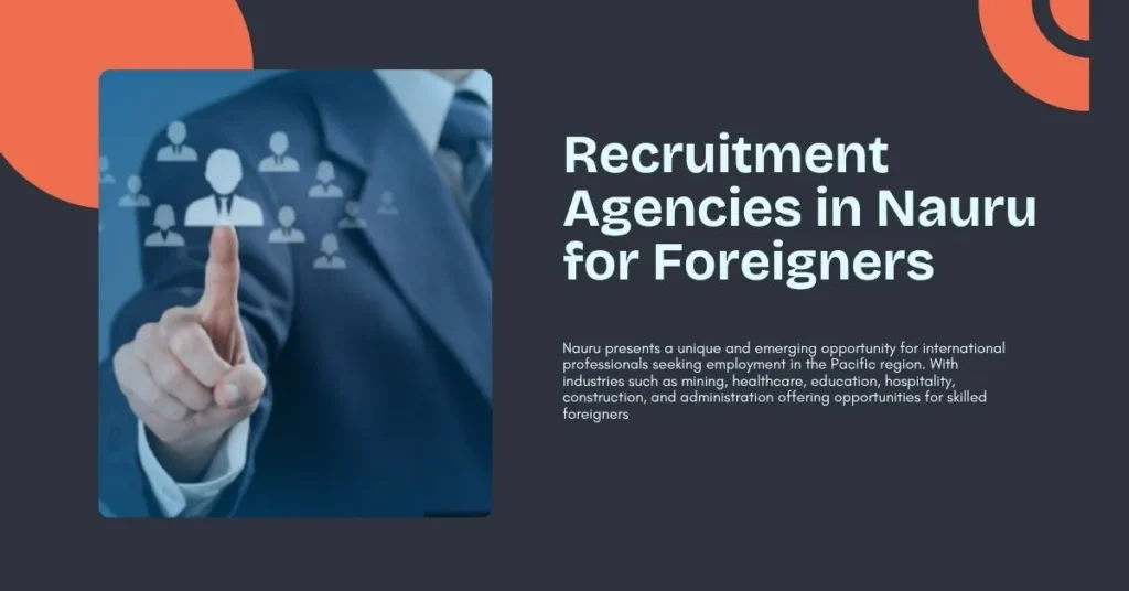 Recruitment Agencies in Nauru