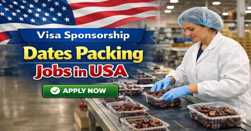 Visa Sponsorship Dates Packing Jobs in USA