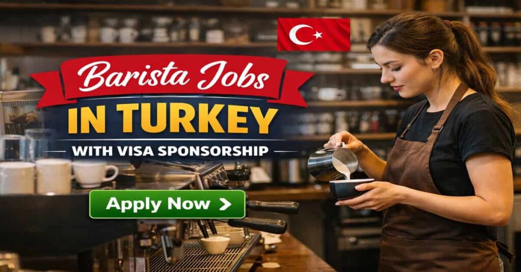 Barista Jobs in Turkey with Visa Sponsorship