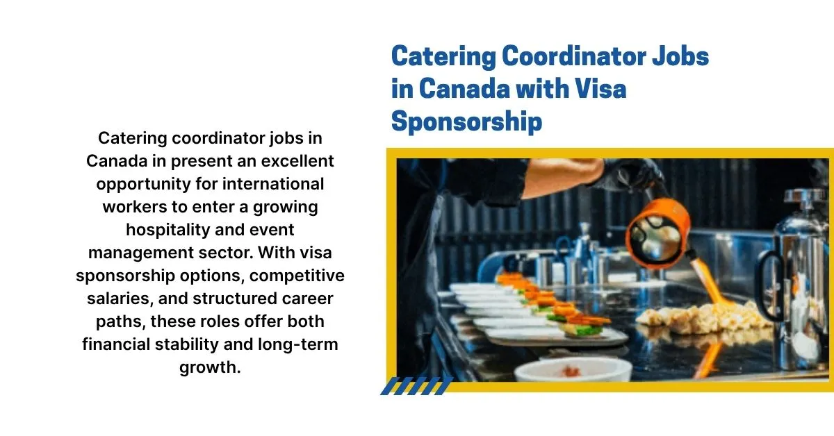 Catering Coordinator Jobs in Canada 