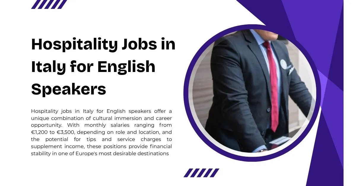 Hospitality Jobs in Italy