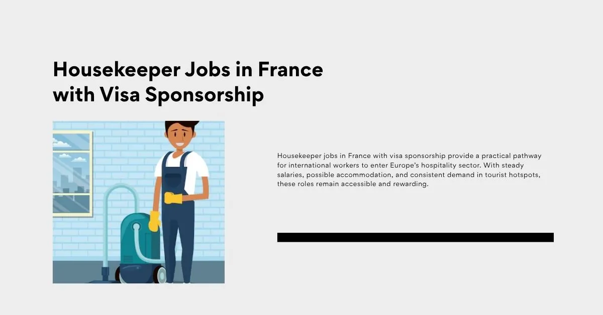 Housekeeper Jobs in France