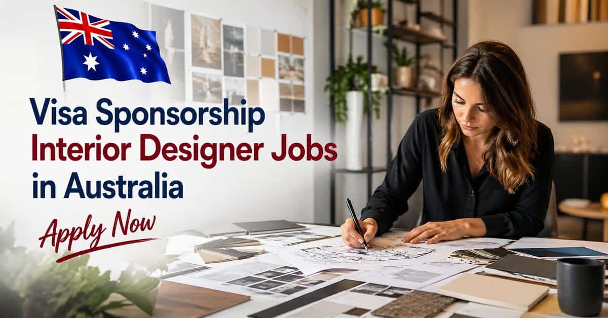 Visa Sponsorship Interior Designer Jobs in Australia