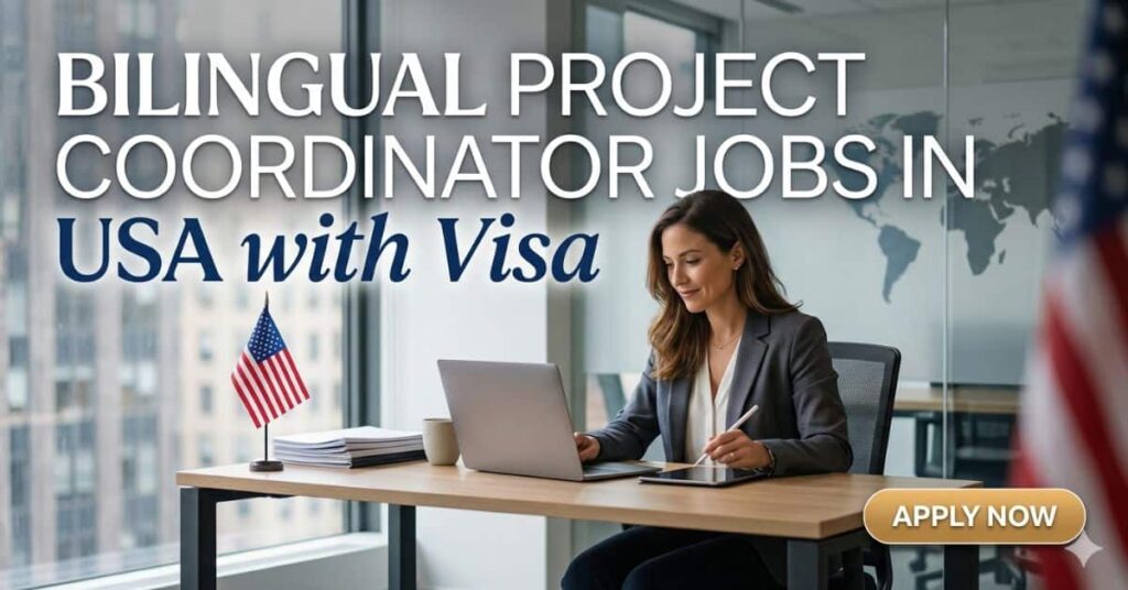 Bilingual Project Coordinator Jobs in USA with Visa