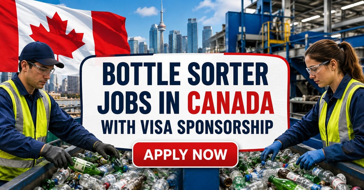 Bottle Sorter Jobs in Canada with Visa Sponsorship