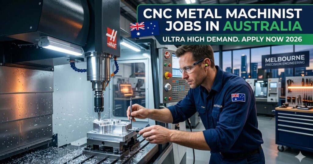 CNC Metal Machinist Jobs in Australia