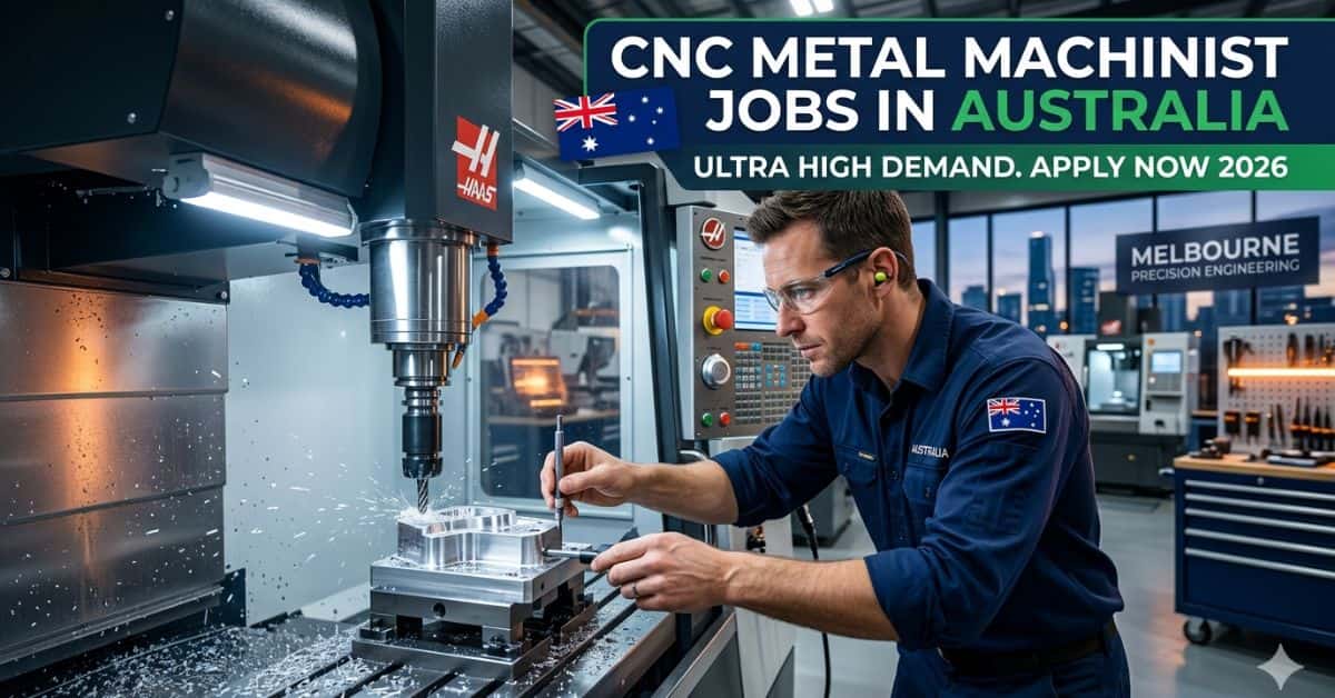 CNC Metal Machinist Jobs in Australia