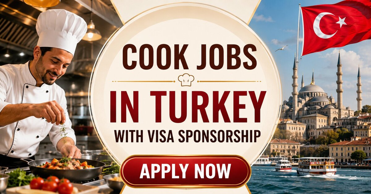 Cook Jobs in Turkey with Visa Sponsorship