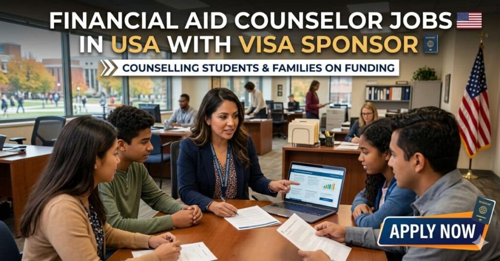 Financial Aid Counselor Jobs in USA with Visa Sponsor