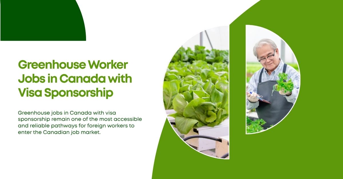Greenhouse Worker Jobs in Canada