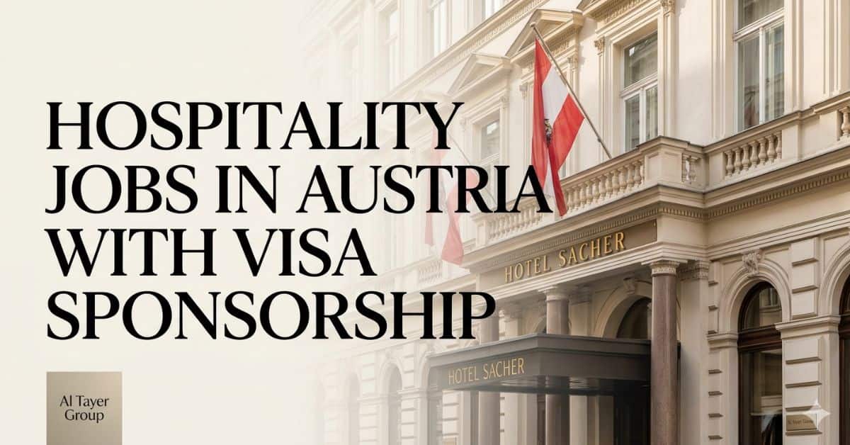 Hospitality Jobs in Austria with Visa Sponsorship