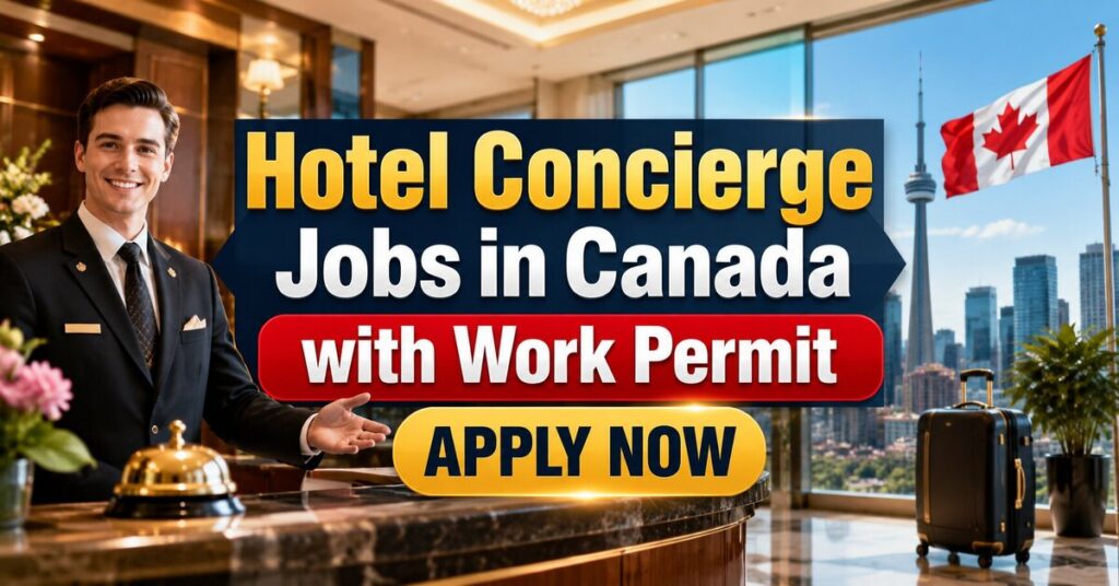 Hotel Concierge Jobs in Canada with Work Permit