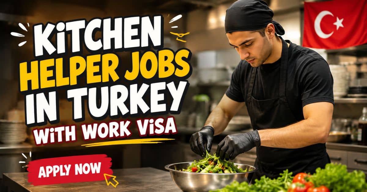Kitchen Helper Jobs in Turkey with Work Visa