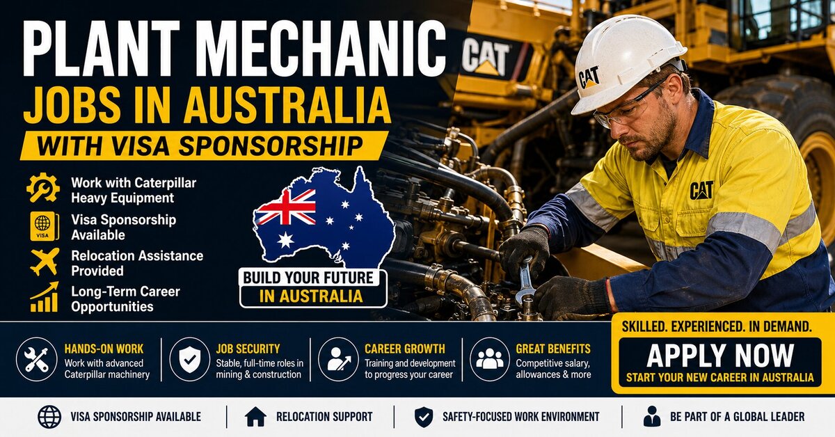 Plant Mechanic Jobs in Australia with Visa