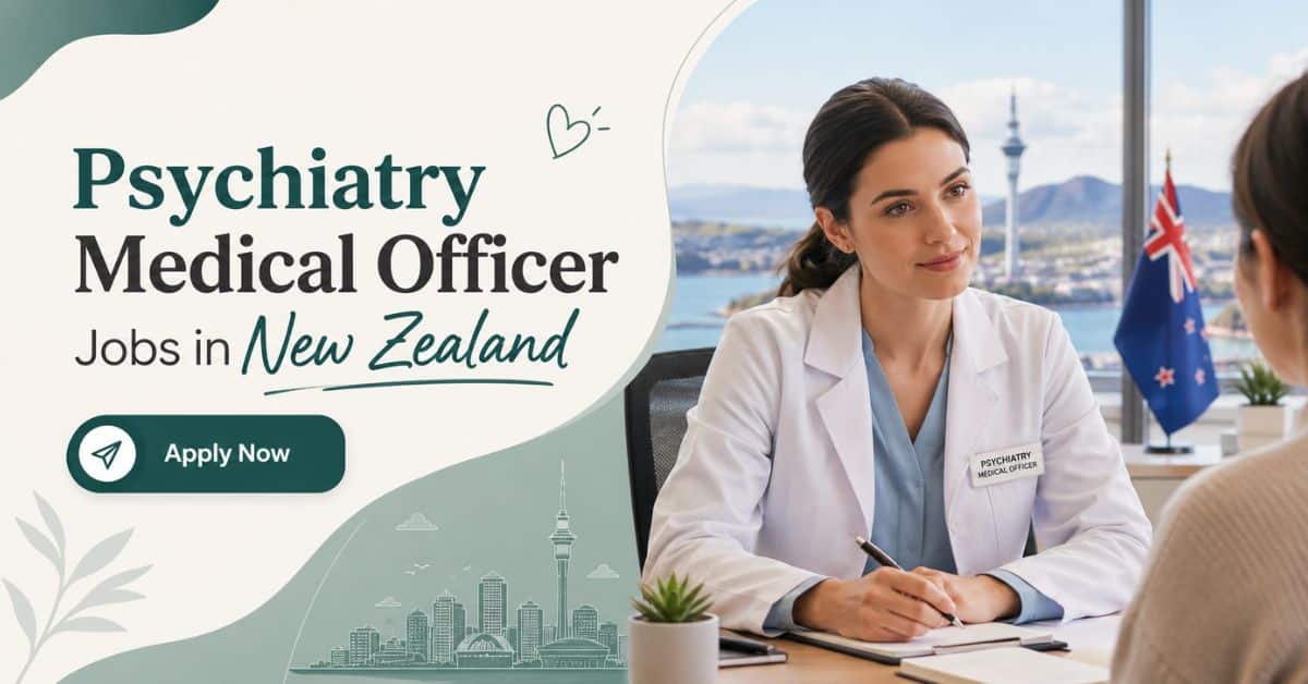 Psychiatry Medical Officer Jobs in New Zealand