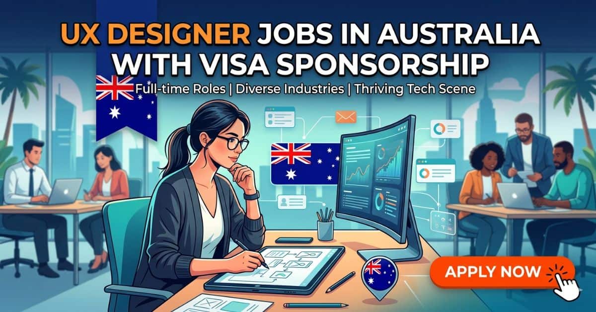 UX Designer Jobs in Australia with Visa Sponsorship