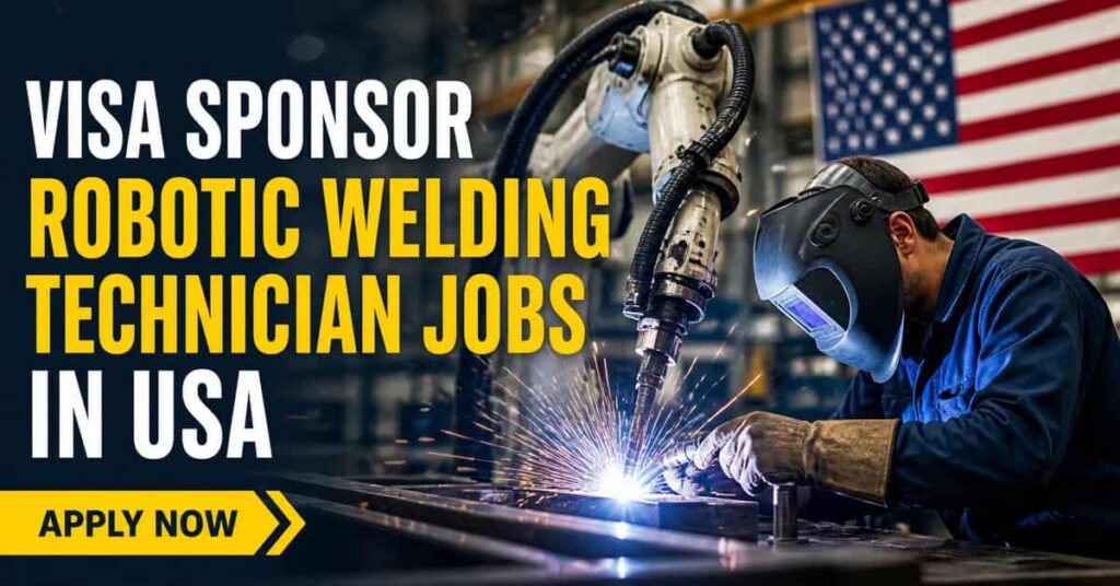 Visa Sponsor Robotic Welding Technician Jobs in USA