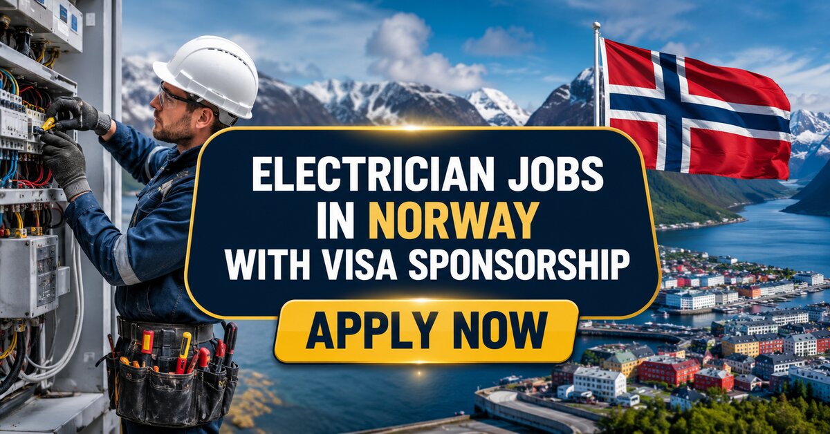 Electrician Jobs in Norway with Visa Sponsorship