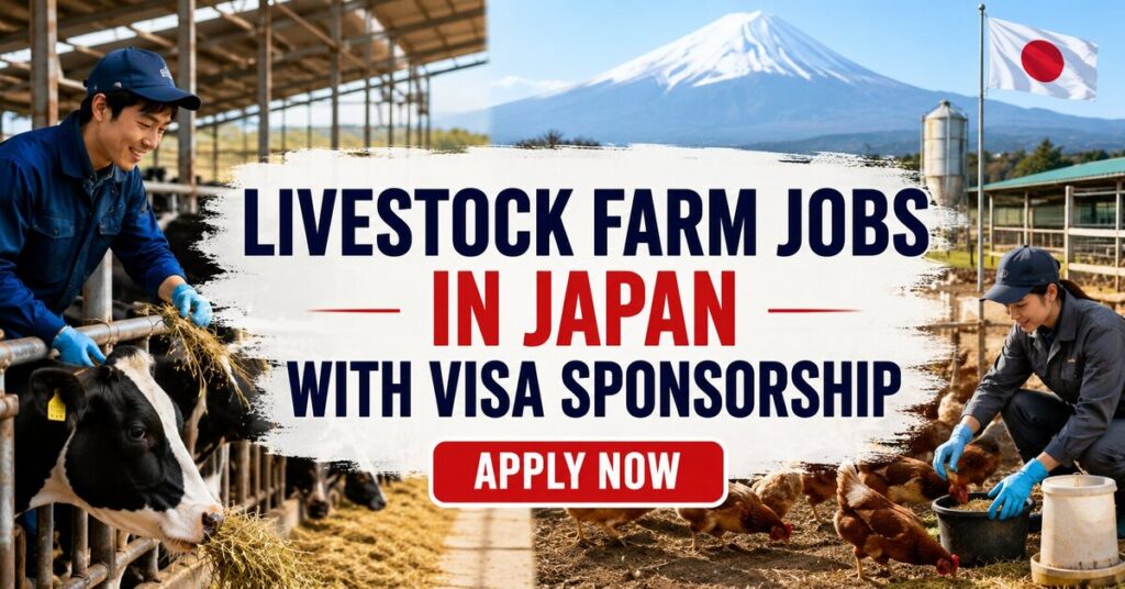 Livestock Farm Jobs in Japan with Visa Sponsorship