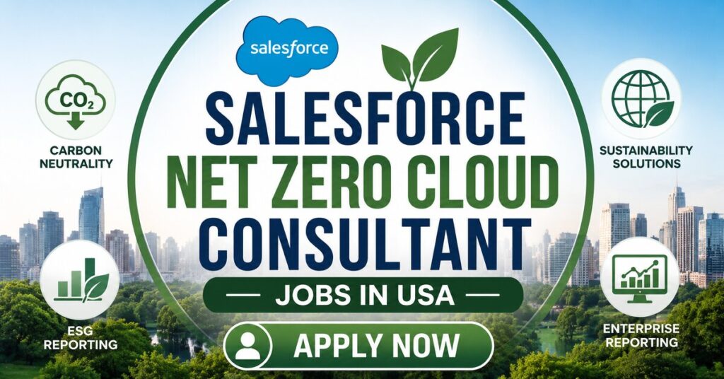 Salesforce Net Zero Cloud Consultant Jobs in USA
