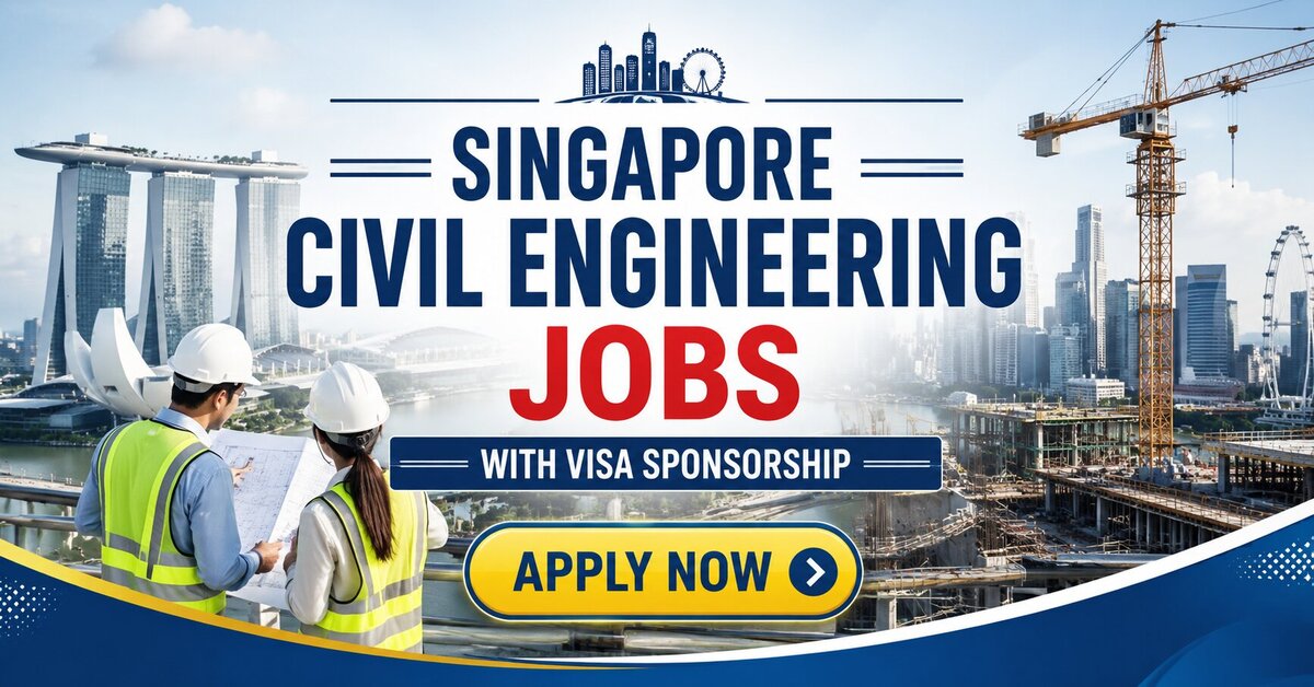 Singapore Civil Engineering Jobs with Visa Sponsorship