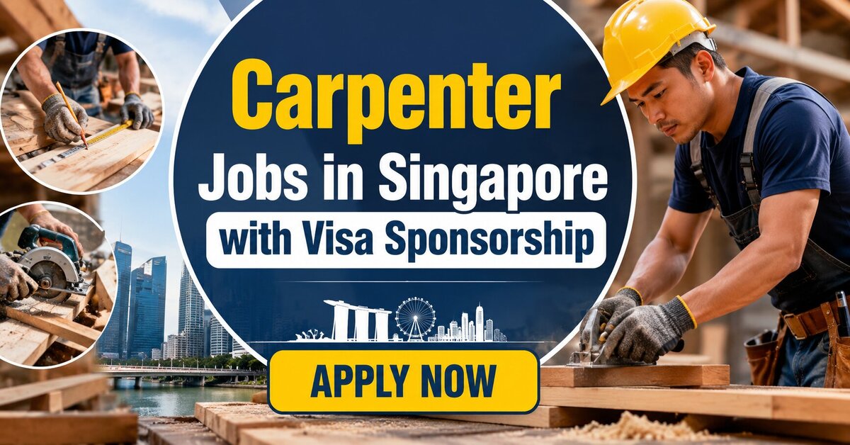 Carpenter Jobs in Singapore with Visa Sponsorship
