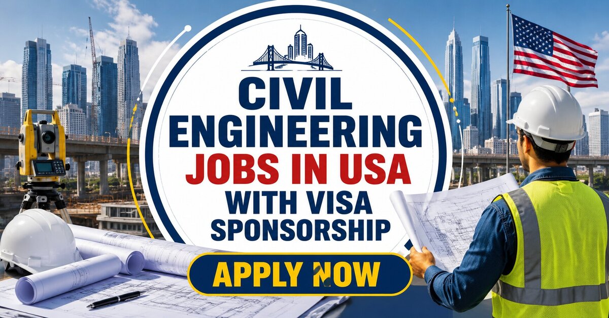 Civil Engineering Jobs in USA with Visa Sponsorship