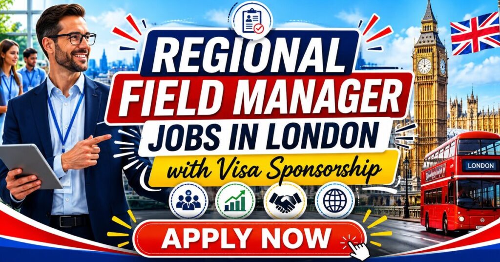 Regional Field Manager Jobs in London with Visa Sponsorship